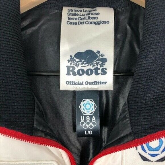 Roots 2006 USA Paralympic Puffer Vest Large Olympic Stretch Sides Women's - Picture 6 of 7